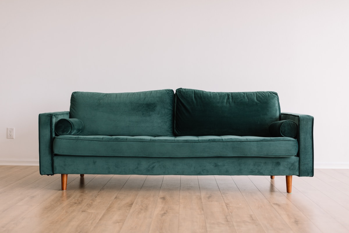 Professional upholstery cleaning for linen and velvet sofas
